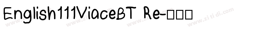 English111ViaceBT Re字体转换